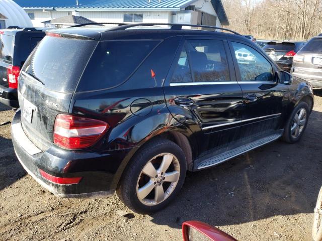 4JGBB8GB6BA735776 - 2011 MERCEDES-BENZ ML 350 4MATIC BLACK photo 3