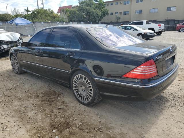 WDBNG75J26A481253 - 2006 MERCEDES-BENZ S 500 BLACK photo 2