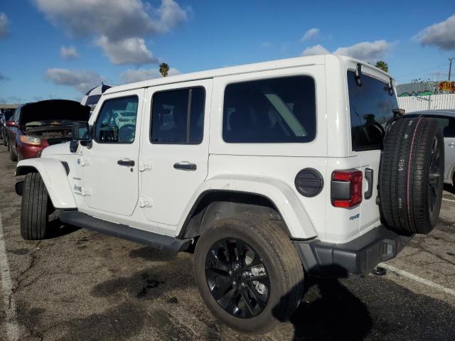 1C4JJXP63MW754081 - 2021 JEEP WRANGLER U SAHARA 4XE WHITE photo 2