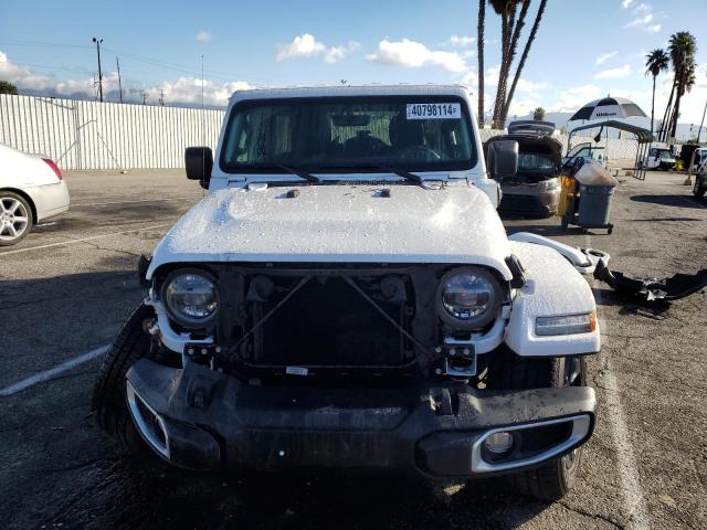1C4JJXP63MW754081 - 2021 JEEP WRANGLER U SAHARA 4XE WHITE photo 5