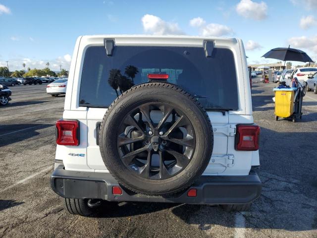 1C4JJXP63MW754081 - 2021 JEEP WRANGLER U SAHARA 4XE WHITE photo 6