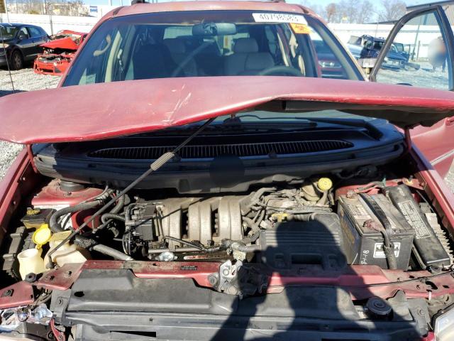 1C4GP64L5VB299921 - 1997 CHRYSLER TOWN & COU LXI BURGUNDY photo 12