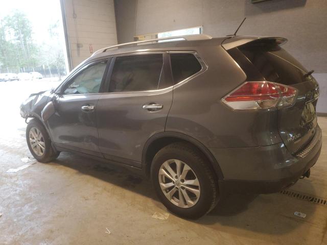 5N1AT2MVXFC846720 - 2015 NISSAN ROGUE S GRAY photo 2