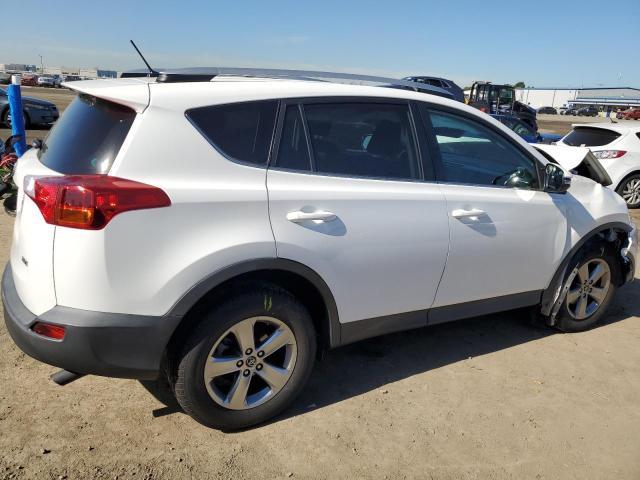 2T3WFREV8FW210612 - 2015 TOYOTA RAV4 XLE WHITE photo 3