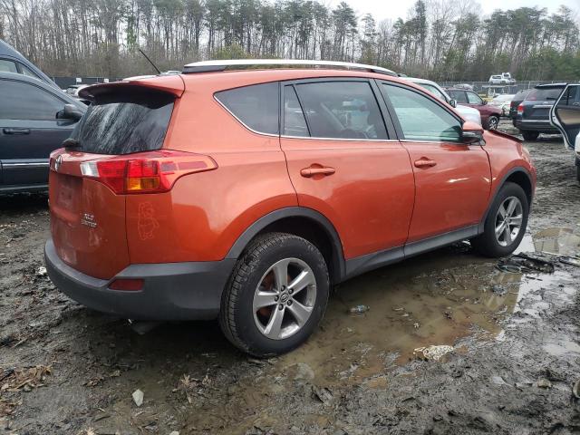 2T3RFREV6FW229785 - 2015 TOYOTA RAV4 XLE ORANGE photo 3