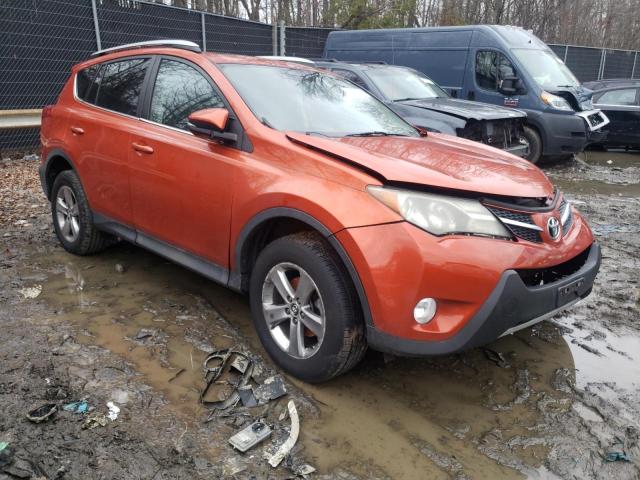 2T3RFREV6FW229785 - 2015 TOYOTA RAV4 XLE ORANGE photo 4