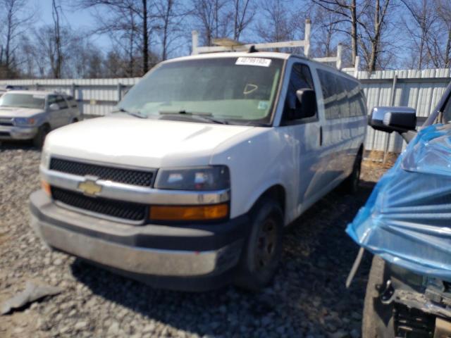 1GAZGPFP3J1313127 - 2018 CHEVROLET EXPRESS G3 LT WHITE photo 1