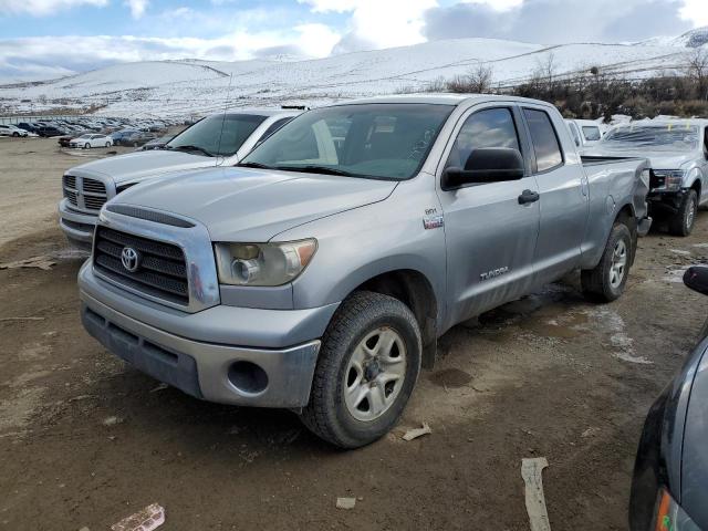 5TFBV54118X048622 - 2008 TOYOTA TUNDRA DOUBLE CAB SILVER photo 1