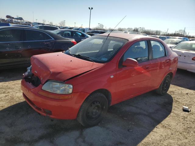 KL1TD56646B662016 - 2006 CHEVROLET AVEO BASE RED photo 1