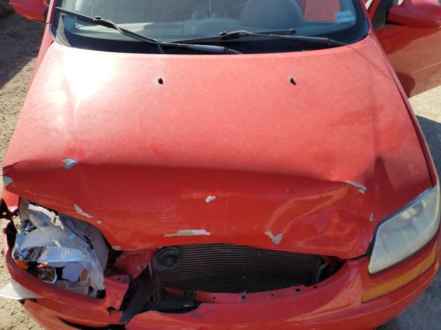 KL1TD56646B662016 - 2006 CHEVROLET AVEO BASE RED photo 11