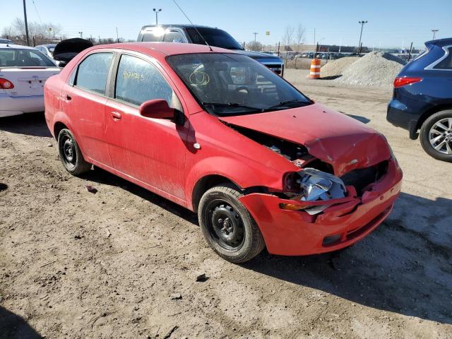 KL1TD56646B662016 - 2006 CHEVROLET AVEO BASE RED photo 4