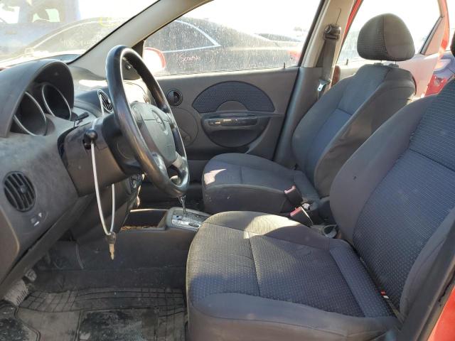 KL1TD56646B662016 - 2006 CHEVROLET AVEO BASE RED photo 7