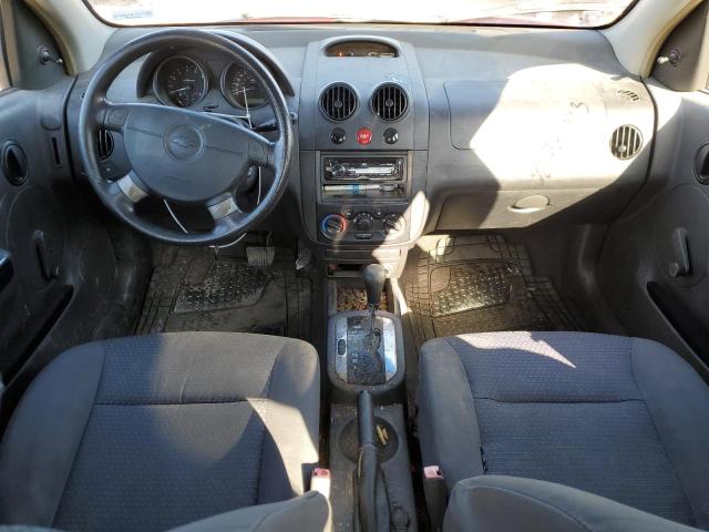 KL1TD56646B662016 - 2006 CHEVROLET AVEO BASE RED photo 8