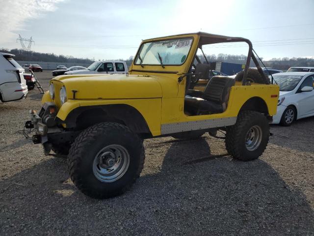 J6A93EH081822 - 1977 JEEP CJ-7 YELLOW photo 1