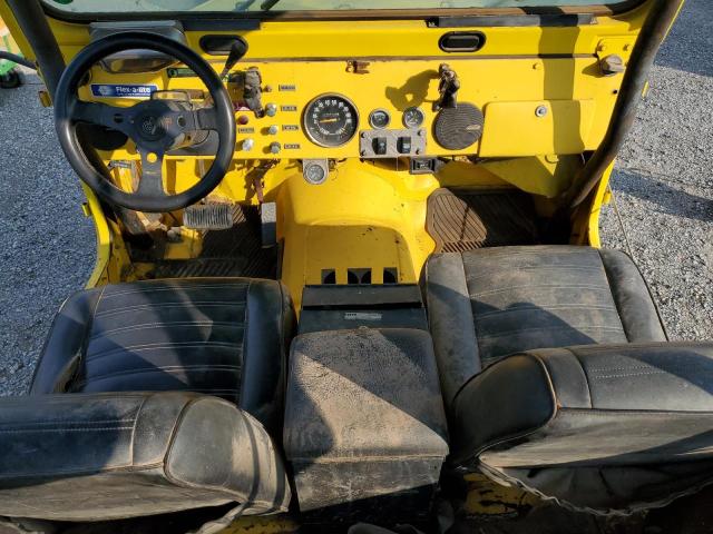 J6A93EH081822 - 1977 JEEP CJ-7 YELLOW photo 8