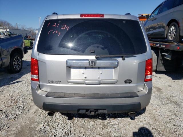 5FNYF3H60AB005908 - 2010 HONDA PILOT EXL SILVER photo 6