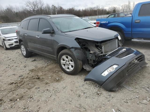 1GNKREED8BJ217226 - 2011 CHEVROLET TRAVERSE LS GRAY photo 4