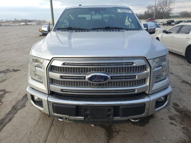 1FTEW1EF4GFC26542 - 2016 FORD F150 SUPERCREW SILVER photo 5