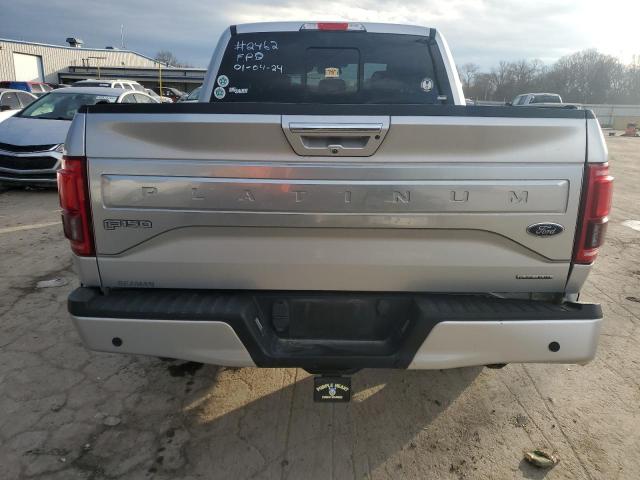 1FTEW1EF4GFC26542 - 2016 FORD F150 SUPERCREW SILVER photo 6