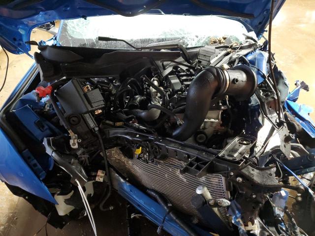 1FA6P8TH1L5172833 - 2020 FORD MUSTANG BLUE photo 11