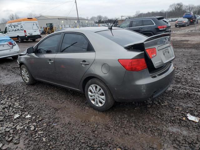 KNAFU4A28A5262016 - 2010 KIA FORTE EX GRAY photo 2