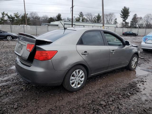 KNAFU4A28A5262016 - 2010 KIA FORTE EX GRAY photo 3