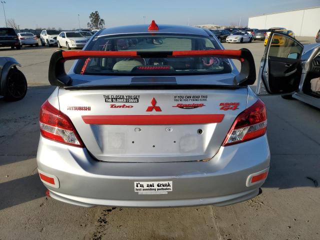 ML32F3FJ8HHF08745 - 2017 MITSUBISHI MIRAGE G4 ES ვერცხლისფერი ფოტო 6