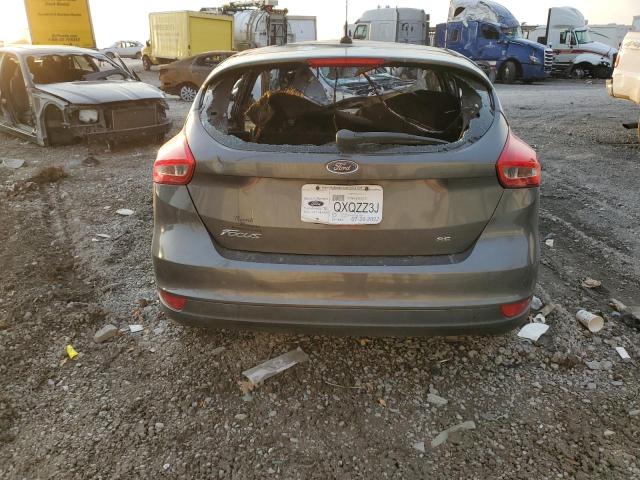 1FADP3K20HL231624 - 2017 FORD FOCUS SE CHARCOAL photo 6