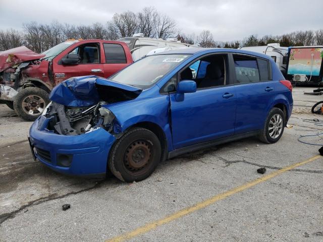 3N1BC13EX8L445862 - 2008 NISSAN VERSA S BLUE photo 1