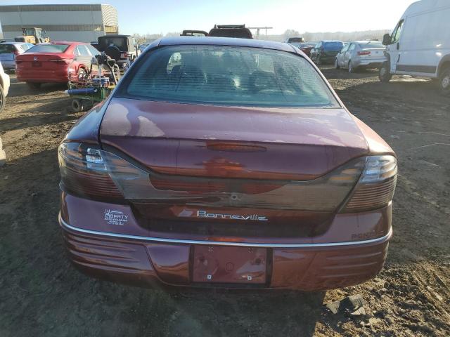 1G2HX54K8Y4264566 - 2000 PONTIAC BONNEVILLE SE MAROON photo 6