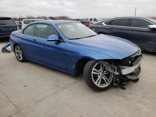 WBA3V7C59EJ872805 - 2014 BMW 428 I SULEV BLUE photo 4