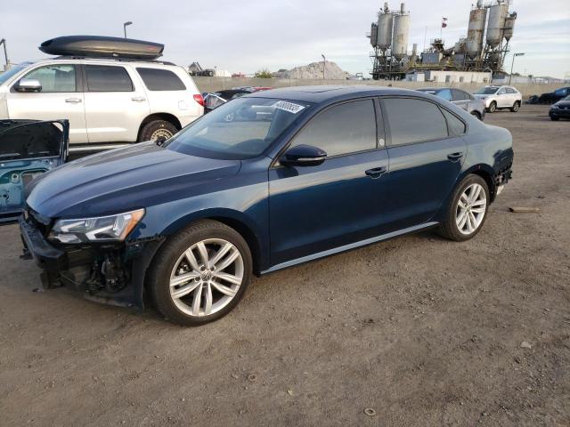 1VWLA7A36KC012485 - 2019 VOLKSWAGEN PASSAT WOLFSBURG Azul foto 1