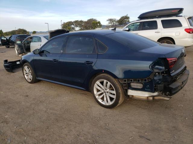 1VWLA7A36KC012485 - 2019 VOLKSWAGEN PASSAT WOLFSBURG Azul foto 2