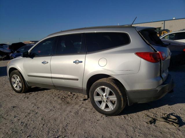 1GNLREED7AJ268185 - 2010 CHEVROLET TRAVERSE LS SILVER photo 2