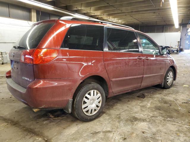 5TDZK23C09S225578 - 2009 TOYOTA SIENNA CE BURGUNDY photo 3