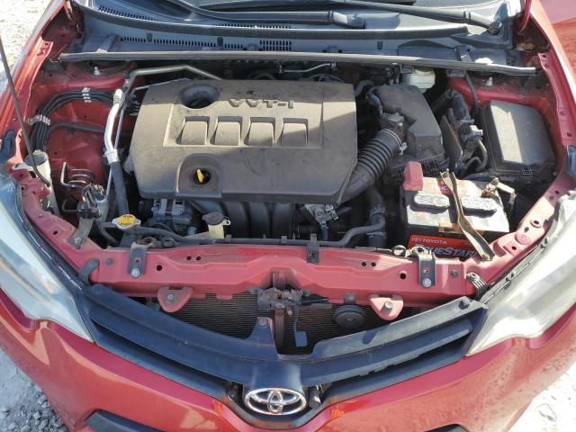 5YFBURHE2EP081100 - 2014 TOYOTA COROLLA L RED photo 11