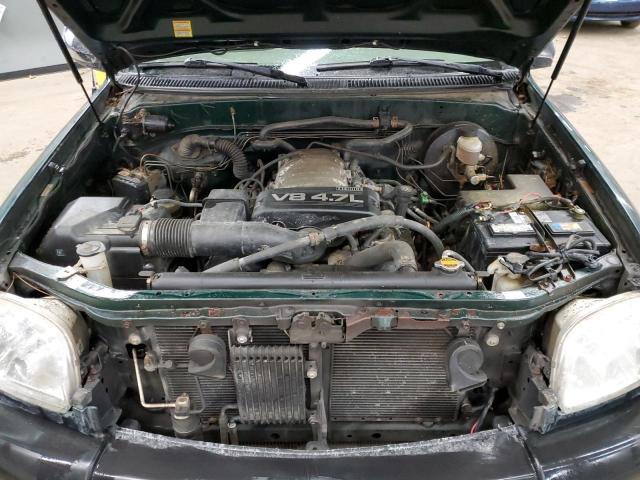 5TBBT44114S449757 - 2004 TOYOTA TUNDRA ACCESS CAB SR5 GREEN photo 11