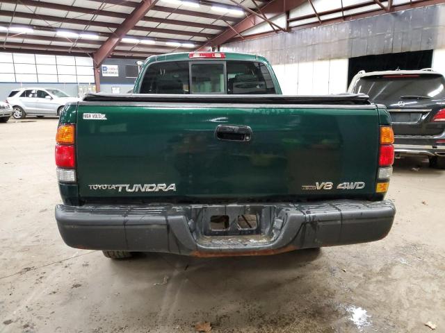 5TBBT44114S449757 - 2004 TOYOTA TUNDRA ACCESS CAB SR5 GREEN photo 6