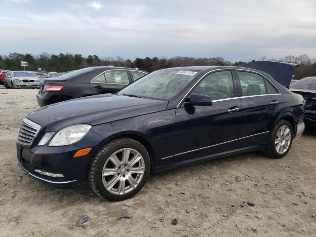 WDDHF8JB0DA752495 - 2013 MERCEDES-BENZ E 350 4MATIC BLUE photo 1