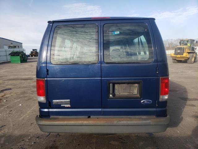 1FBSS31L97DA97333 - 2007 FORD ECONOLINE E350 SUPER DUTY WAGON BLUE photo 6