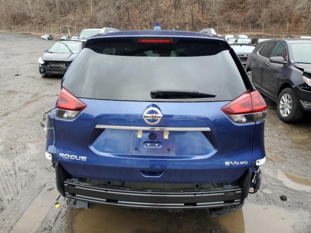 5N1AT2MV3KC770963 - 2019 NISSAN ROGUE S BLUE photo 6