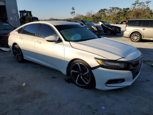 1HGCV1F32JA262430 - 2018 HONDA ACCORD SPORT WHITE photo 4