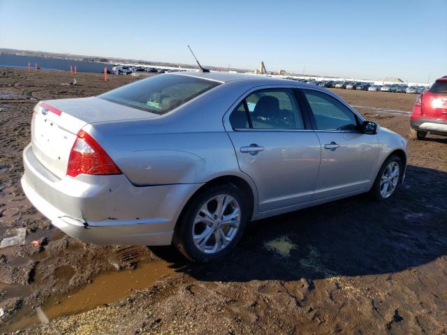 3FAHP0HA1CR434563 - 2012 FORD FUSION SE SILVER photo 3