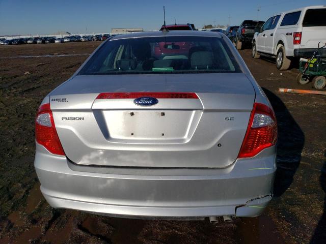 3FAHP0HA1CR434563 - 2012 FORD FUSION SE SILVER photo 6