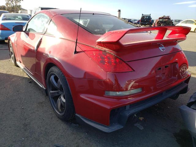 JN1BZ34E97M552916 - 2007 NISSAN 350Z COUPE RED photo 2