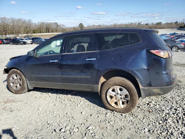 1GNKRFED6FJ122479 - 2015 CHEVROLET TRAVERSE LS BLUE photo 2