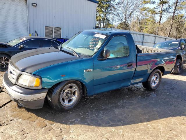 3FTZF1729YMA38046 - 2000 FORD F150 TEAL photo 1