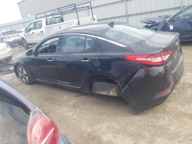 KNAGM4AD4D5060090 - 2013 KIA OPTIMA HYBRID BLACK photo 2