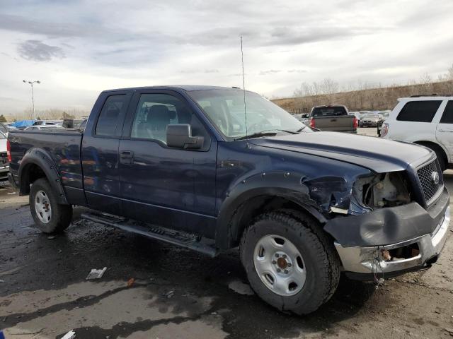 1FTRX14W56NB77811 - 2006 FORD F150 BLUE photo 4