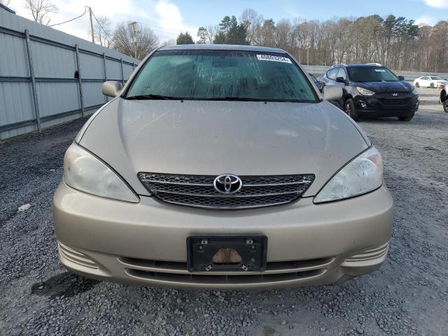 4T1BE32K03U157756 - 2003 TOYOTA CAMRY LE GOLD photo 5